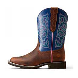 Delilah StretchFit Cowgirl Boots Dark Cottage/Ole Blue - Item # 49250