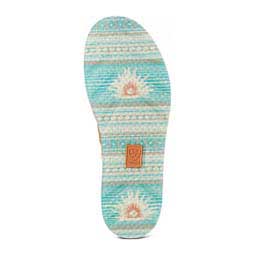 Cruiser Sendero Womens Casual Shoes Tan Suede/Turquoise - Item # 49252