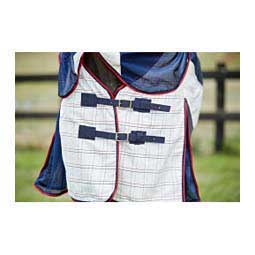 Breeze with Surcingle IV Combo Neck Horse Sheet White/Navy/Red - Item # 49311
