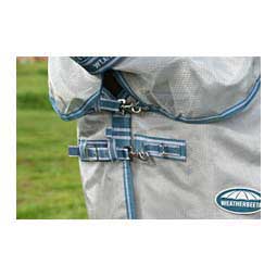 Comfitec Hexi Shield Combo Neck Horse Fly Sheet Silver/Teal - Item # 49313