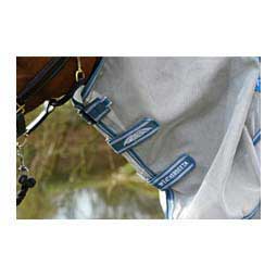Comfitec Hexi Shield Combo Neck Horse Fly Sheet Silver/Teal - Item # 49313
