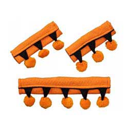 Halloween 3-piece Horse Halter Cover Set Orange - Item # 49373