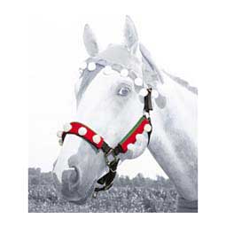 Christmas Elf 3-piece Horse Halter Cover Set Green - Item # 49378