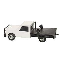 Flatbed Truck w/Bale Carrier Farm and Ranch Toy White/Black - Item # 49448