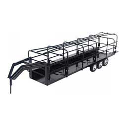 Gooseneck Long Trailer Toy with Split Gates Black - Item # 49452