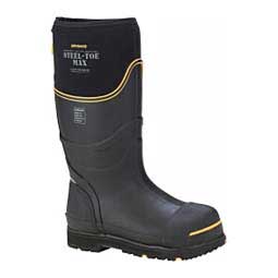 Steel-Toe Max Mens Work and Chore Boots Black - Item # 49508
