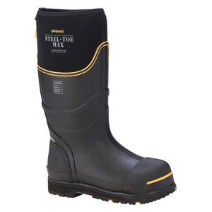 Steel-Toe Max Mens Work and Chore Boots Black - Item # 49508