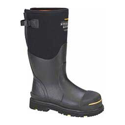 Steel-Toe Max Mens Work and Chore Boots with Gusset Black - Item # 49509