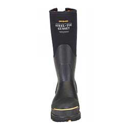 Steel-Toe Max Mens Work and Chore Boots with Gusset Black - Item # 49509