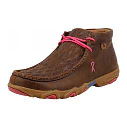 Chukka Womens Driving Moc Tan/Pink - Item # 49510
