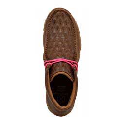 Chukka Womens Driving Moc Tan/Pink - Item # 49510
