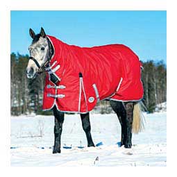 Comfitec Classic Combo Neck Heavy Turnout Horse Blanket Red/Silver/Navy - Item # 49525