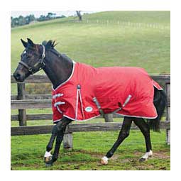 Comfitec Classic Standard Neck Medium Turnout Horse Blanket Red/Silver/Navy - Item # 49527