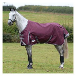 Comfitec Plus Dynamic II Standard Neck Medium Turnout Horse Blanket Maroon/Gray/White - Item # 49537