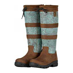 Whitam Womens Boots Brown/Turquoise - Item # 49543