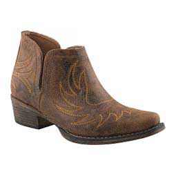 Ava Ankle Bootsie Womens Boots Dark Tan - Item # 49551