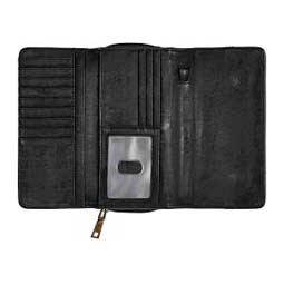 Rustic Leather Crossbody Purse Black - Item # 49558