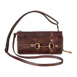 Rustic Leather Crossbody Purse Brown - Item # 49558