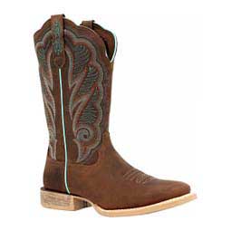 Rebel Pro Easy-Fit 12-in Square Toe Cowgirl Boots Juniper Brown - Item # 49565