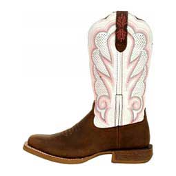 Rebel Pro X-Treme AC 12-in Square Toe Cowgirl Boots Brown/White - Item # 49566