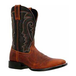 Westward 11-in Square Toe Cowboy Boots Inca Brown/Black - Item # 49572