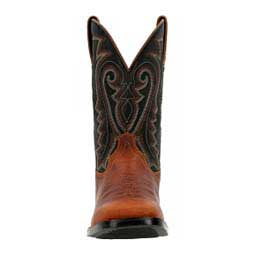 Westward 11-in Square Toe Cowboy Boots Inca Brown/Black - Item # 49572