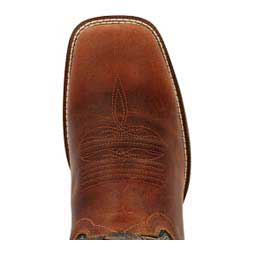 Westward 11-in Square Toe Cowboy Boots Inca Brown/Black - Item # 49572
