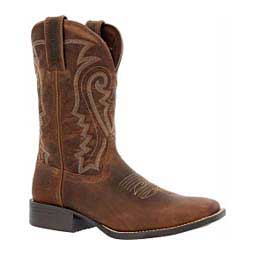 Westward 11-in Square Toe Cowboy Boots Prairie Brown - Item # 49572
