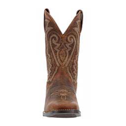 Westward 11-in Square Toe Cowboy Boots Prairie Brown - Item # 49572