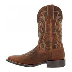 Westward 11-in Square Toe Cowboy Boots Prairie Brown - Item # 49572