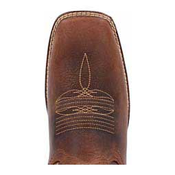 Westward 11-in Square Toe Cowboy Boots Prairie Brown - Item # 49572