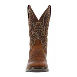 Westward 11-in Square Toe Cowboy Boots Bay Brown - Item # 49573
