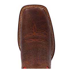 Saddlebrook 12-in Square Toe Cowboy Boots Acorn/Crimson - Item # 49574