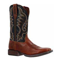 Saddlebrook 12-in Square Toe Cowboy Boots Hickory/Black - Item # 49574