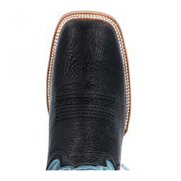Arena Pro 13-in Square Toe Cowboy Boots Black/Blue Lagoon - Item # 49577