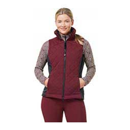 Full Motion Quilted Womens Riding Vest Sangria - Item # 49579
