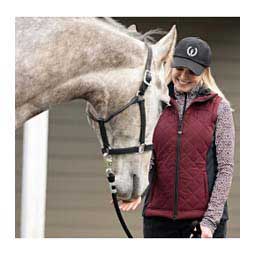 Full Motion Quilted Womens Riding Vest Sangria - Item # 49579
