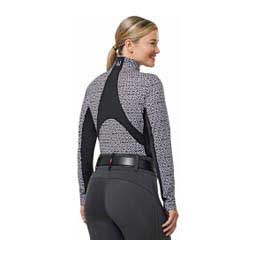 Rail Side Quarter Zip Womens Tech Top Black Starlight - Item # 49580