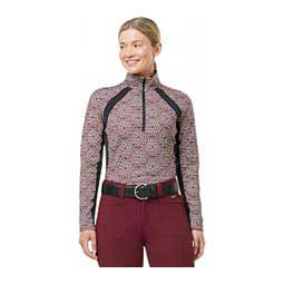 Rail Side Quarter Zip Womens Tech Top Sangria Starlight - Item # 49580
