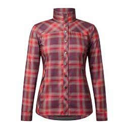 Not Just A Barn Womens Shirt Sangria Plaid - Item # 49581