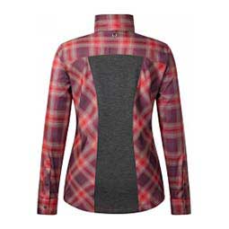 Not Just A Barn Womens Shirt Sangria Plaid - Item # 49581