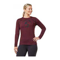 Crescent Base Layer Womens Top Sangria - Item # 49582