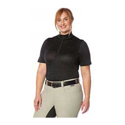 Ice Fil Lite Womens Short-Sleeve Riding Shirt Black - Item # 49583