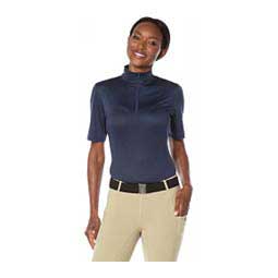 Ice Fil Lite Womens Short-Sleeve Riding Shirt Navy - Item # 49583