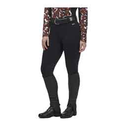 Power Stretch Knee Patch Womens Pocket Tights Black - Item # 49584