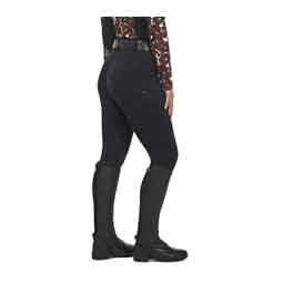 Power Stretch Knee Patch Womens Pocket Tights Black - Item # 49584