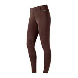 Power Stretch Knee Patch Womens Pocket Tights Leather - Item # 49584
