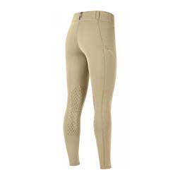 Power Stretch Knee Patch Womens Pocket Tights Tan - Item # 49584