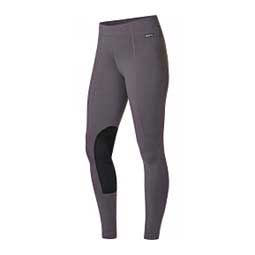 Flow Rise Knee Patch Performance Womens Tights Peppercorn - Item # 49591