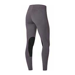 Flow Rise Knee Patch Performance Womens Tights Peppercorn - Item # 49591